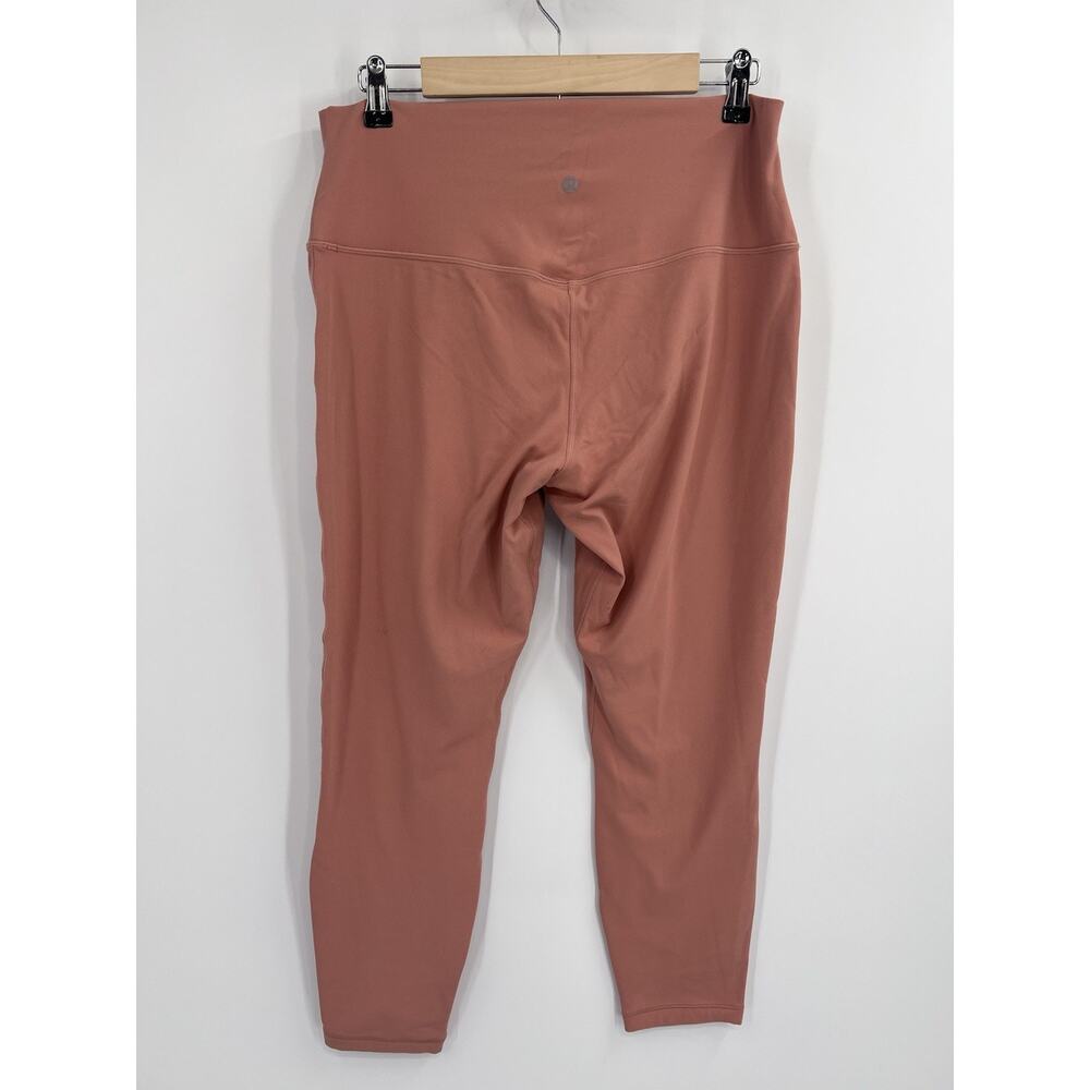 Lululemon Align High Rose Leggings Pink Savanah Size 14 24” Inseam - Picture 2 of 4